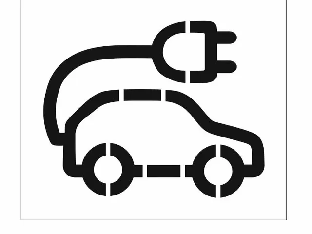Șablon mașină electrică cu cablu și priză pentru locuri de parcare cu încărcător